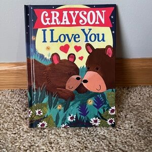 Grayson I Love You Children's Book  Hardcover New Storybook